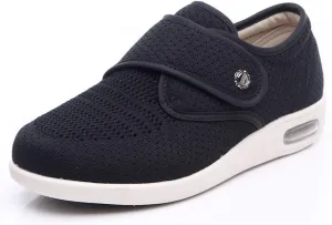 Mei MACLEOD Women's Wide Width Walking Shoes with Memory Foam Air Cushion Casual Sneakers Outdoor