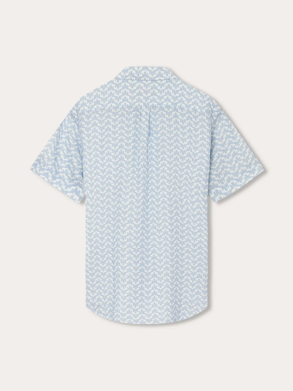 Men's Elephant Palace Sky Arawak Linen Shirt