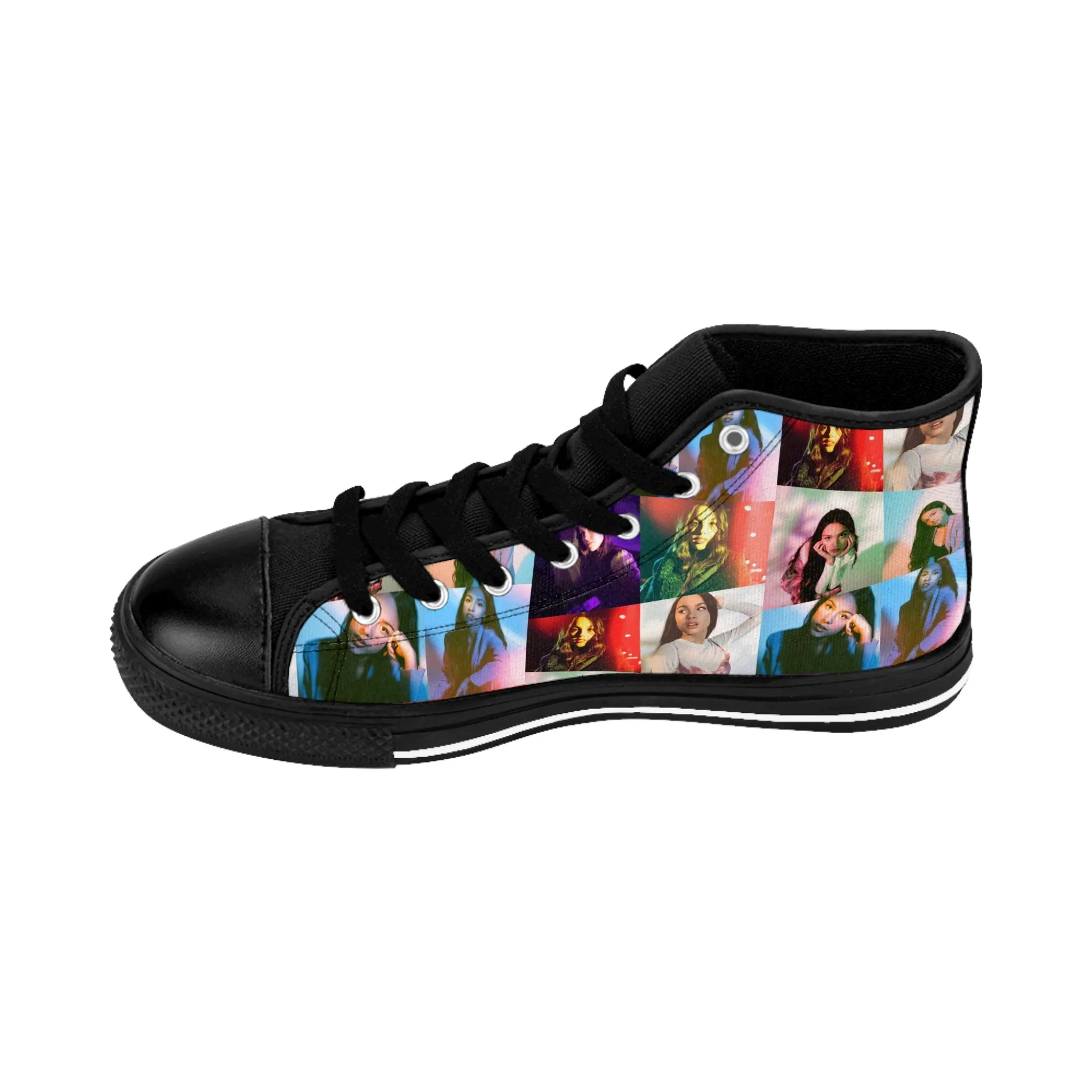 Olivia Rodrigo Portrait Collage Women's Classic Sneakers