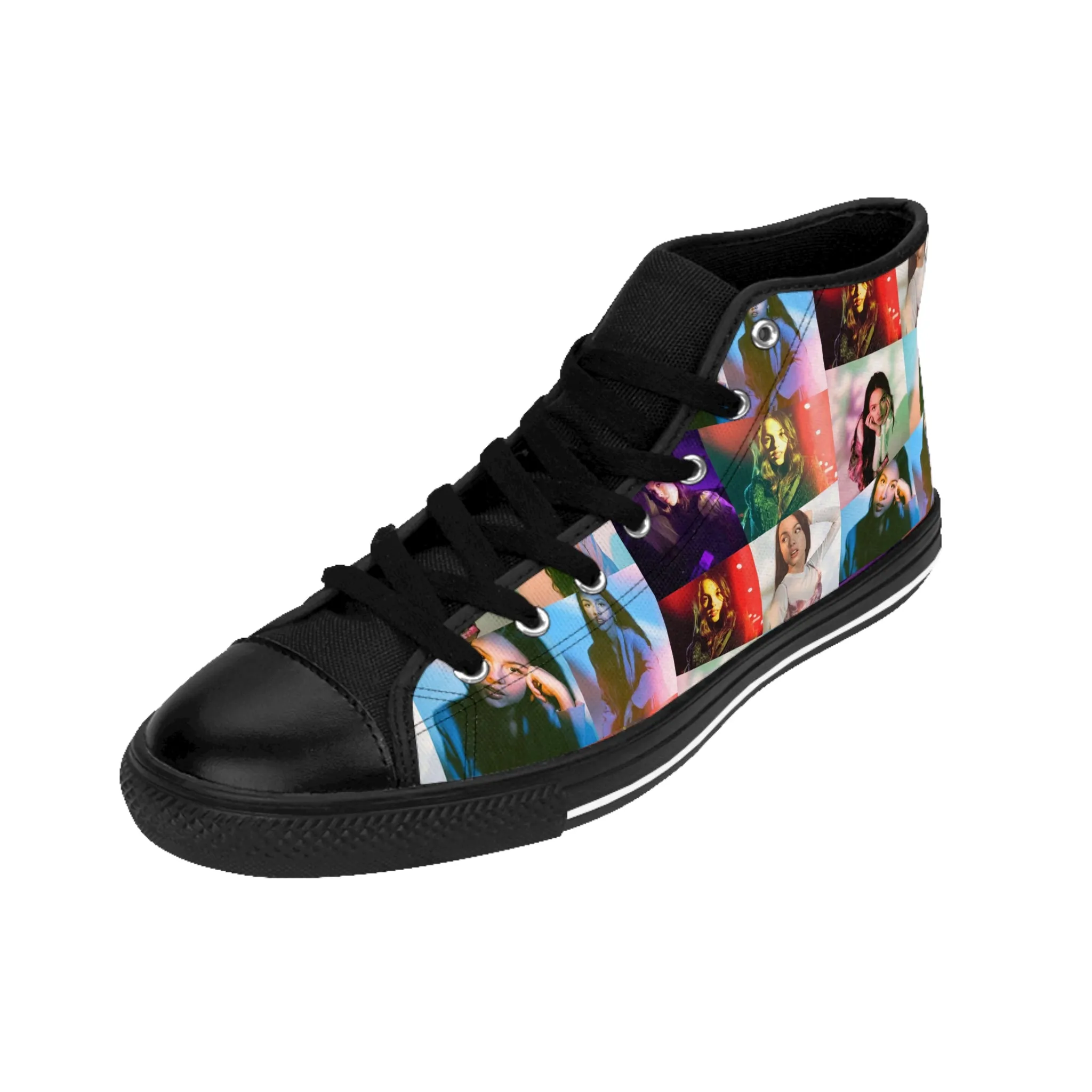 Olivia Rodrigo Portrait Collage Women's Classic Sneakers
