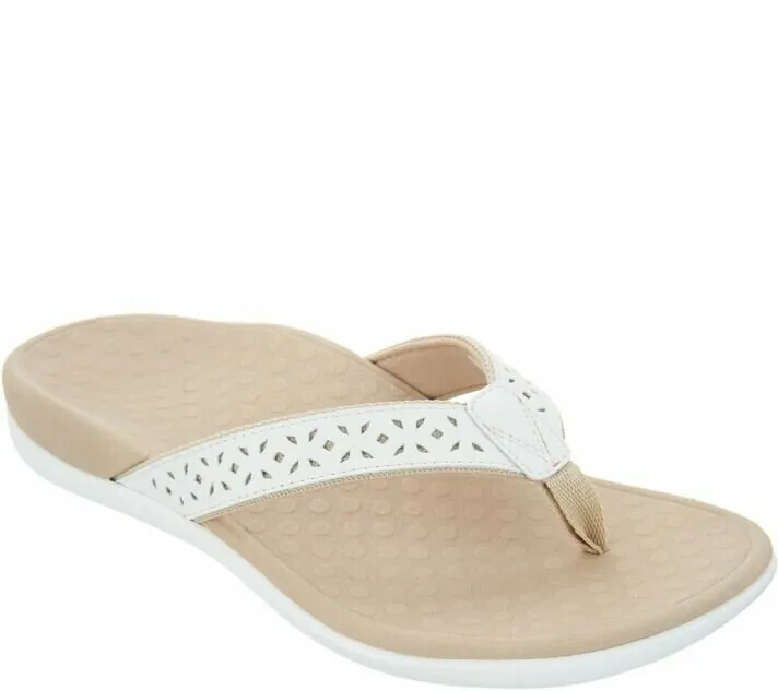 Platform Leather Thong Sandals