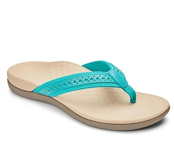 Platform Leather Thong Sandals