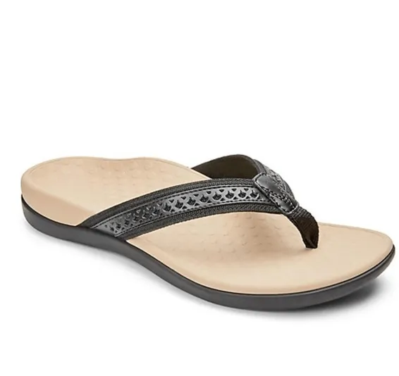 Platform Leather Thong Sandals