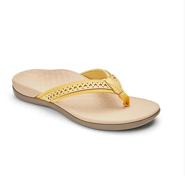 Platform Leather Thong Sandals