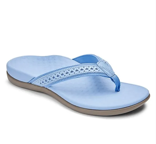 Platform Leather Thong Sandals