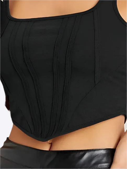 Rebel in Style: A Crop Top with Attitude