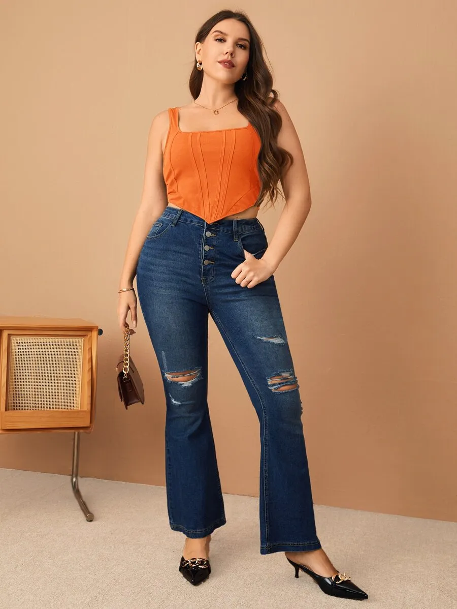 Rebel in Style: A Crop Top with Attitude