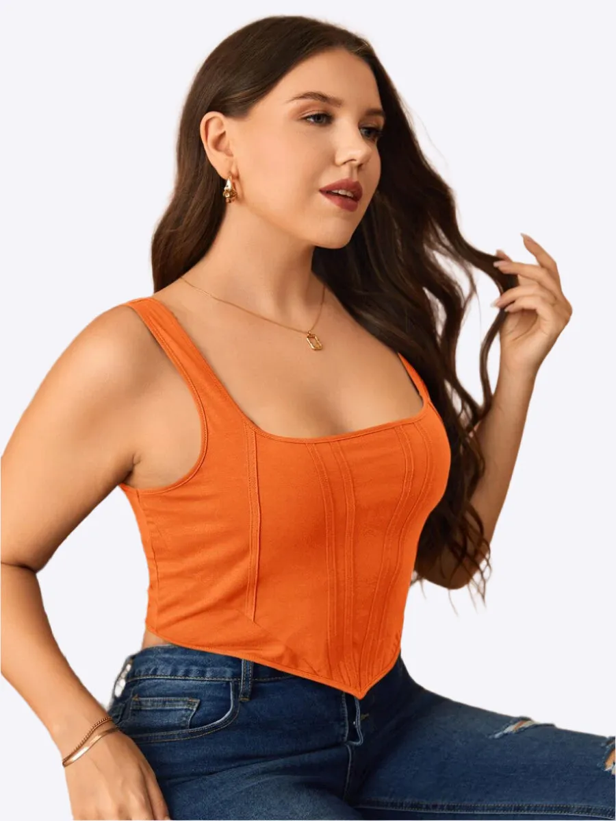 Rebel in Style: A Crop Top with Attitude