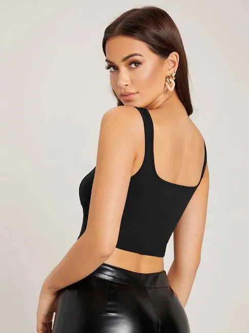 Rebel in Style: A Crop Top with Attitude