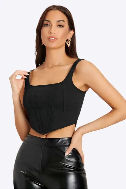 Rebel in Style: A Crop Top with Attitude