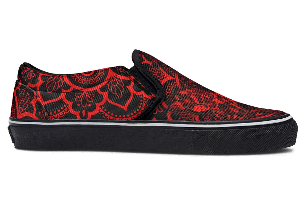 Red Floral Butterfly