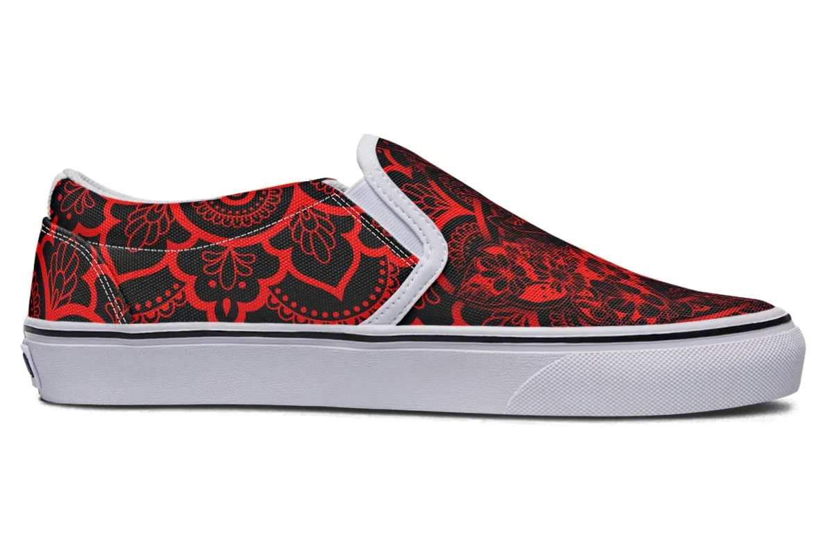 Red Floral Butterfly
