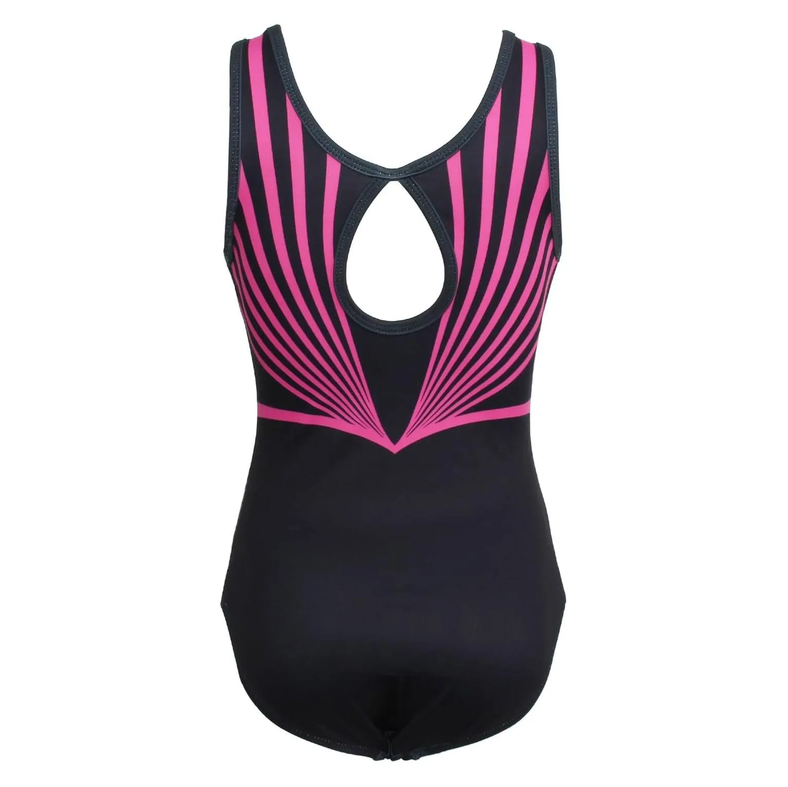 Rose Red Line Diamond Gymnastics Leotard with Shorts Set
