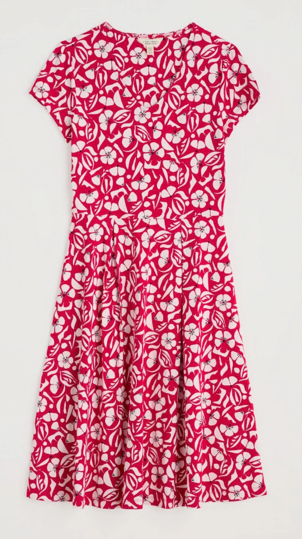 Seasalt Pier View dress Collaged Floral Scarlett