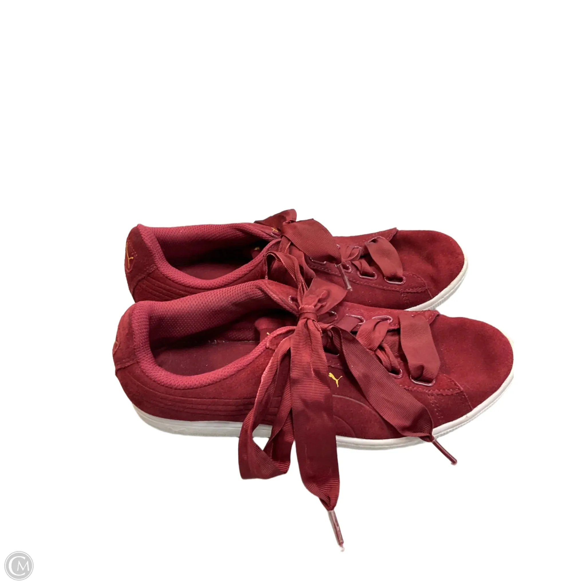 Shoes Athletic By Puma In Maroon, Size: 10