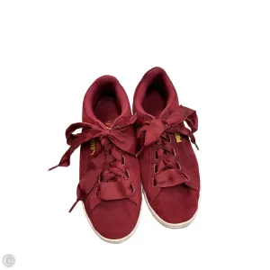 Shoes Athletic By Puma In Maroon, Size: 10