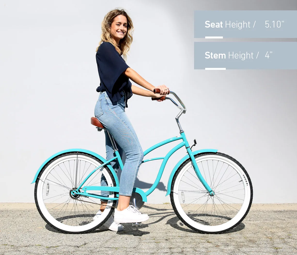 sixthreezero Dreamcycle Single Speed Women's Beach Cruiser Bike