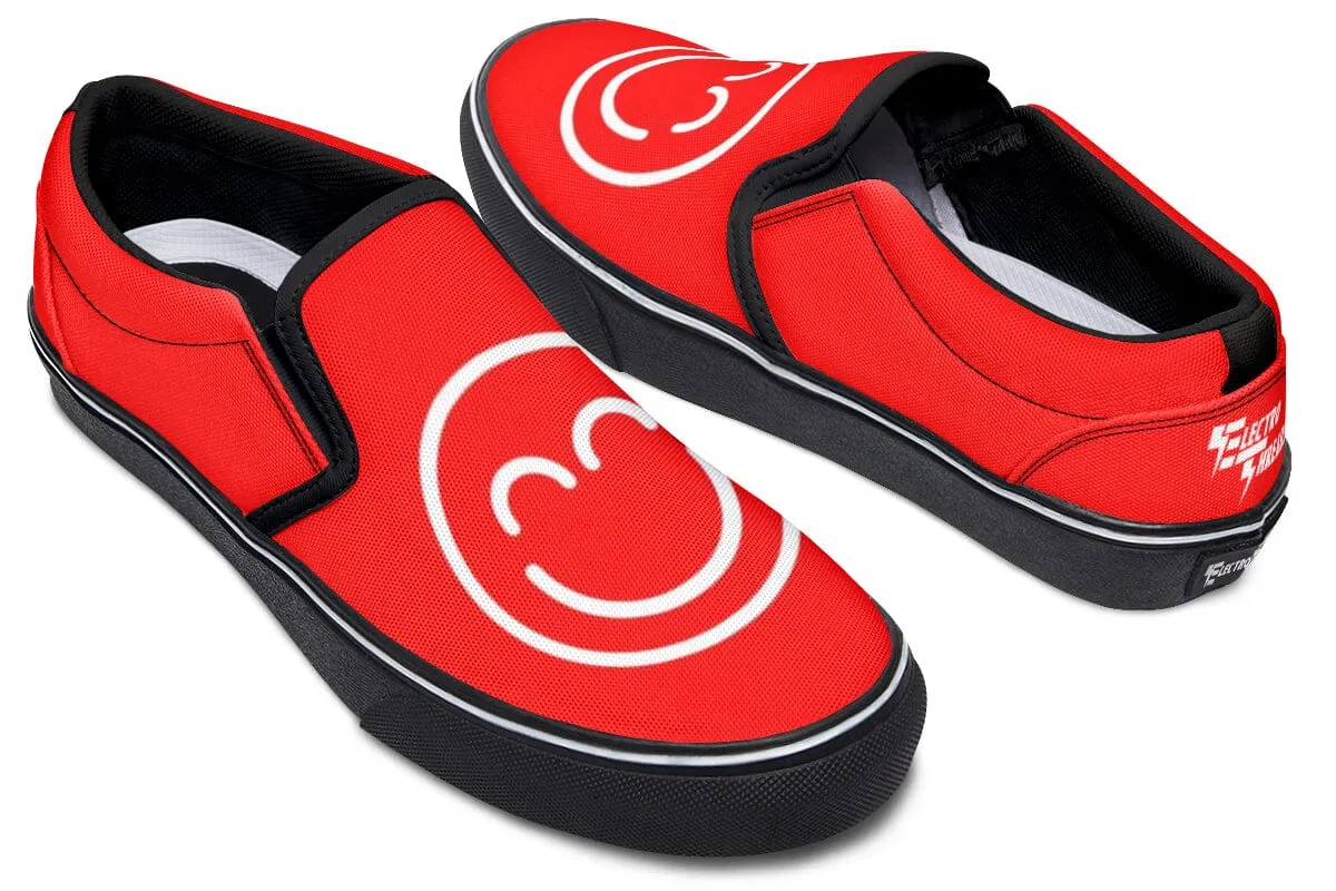 Smile Promo Red Slip on Shoes