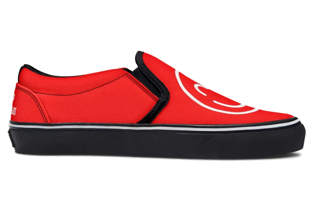 Smile Promo Red Slip on Shoes