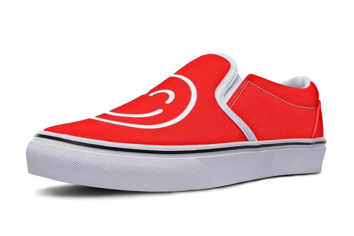 Smile Promo Red Slip on Shoes