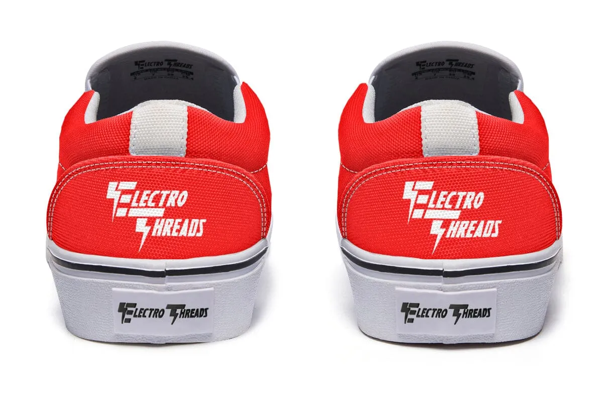 Smile Promo Red Slip on Shoes