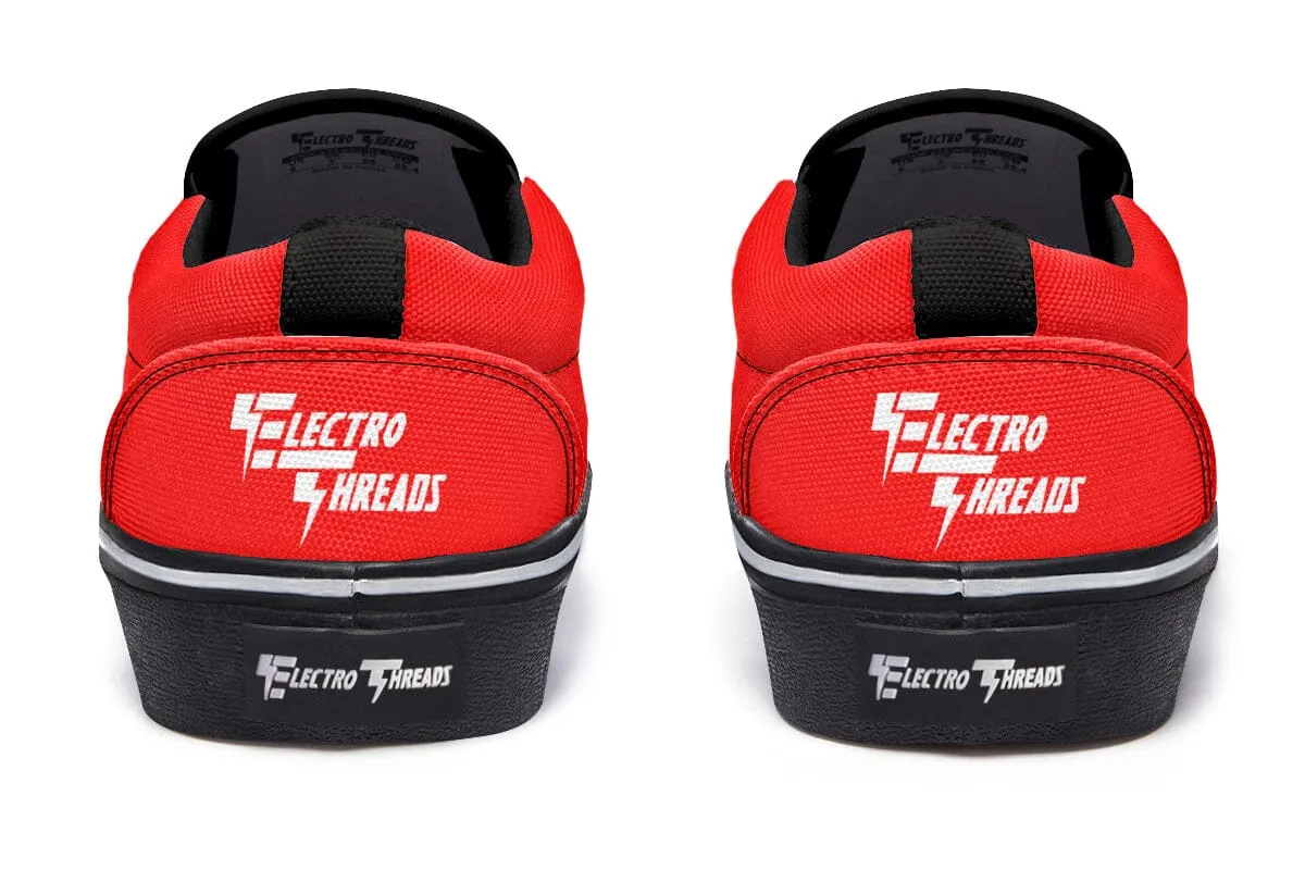 Smile Promo Red Slip on Shoes