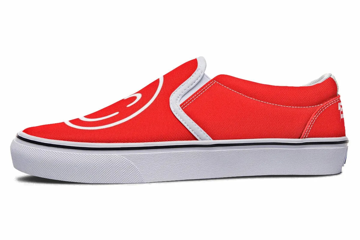 Smile Promo Red Slip on Shoes