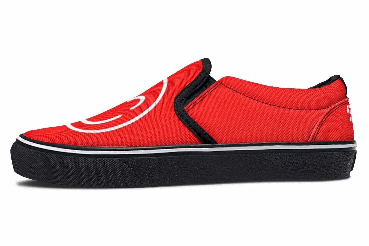 Smile Promo Red Slip on Shoes