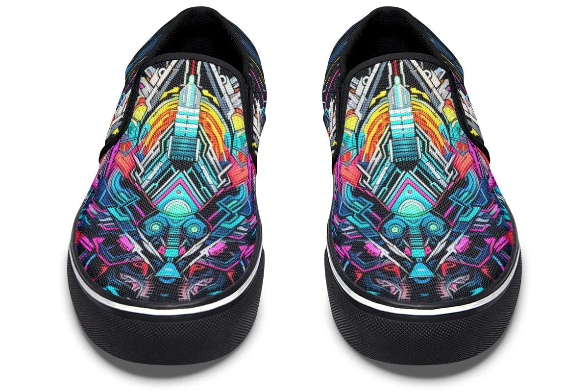 Space Symmetry Slip on Shoes