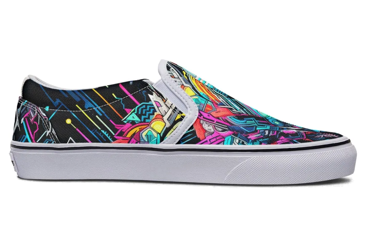 Space Symmetry Slip on Shoes
