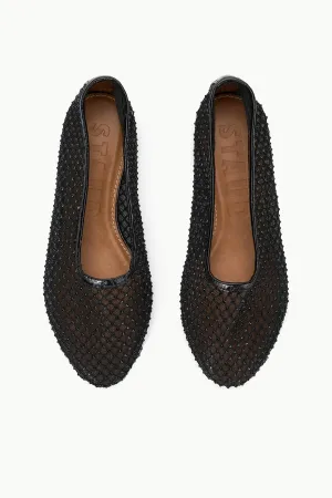 Staud Alba Ballet Black - Mesh