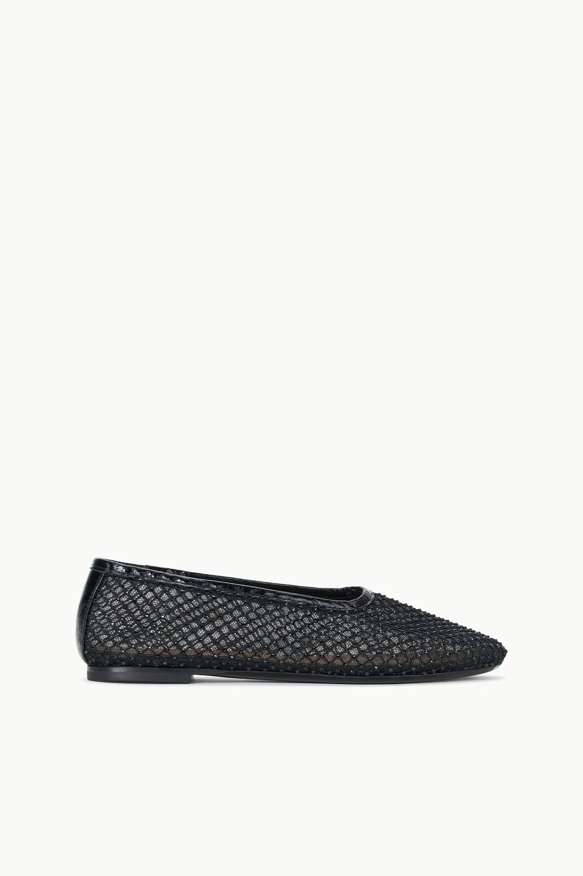 Staud Alba Ballet Black - Mesh
