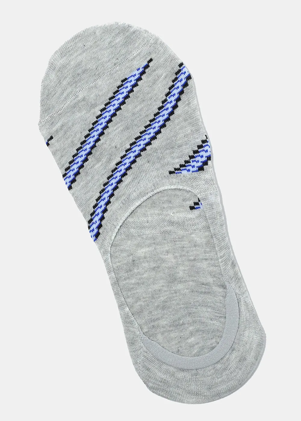 Striped No Show Socks