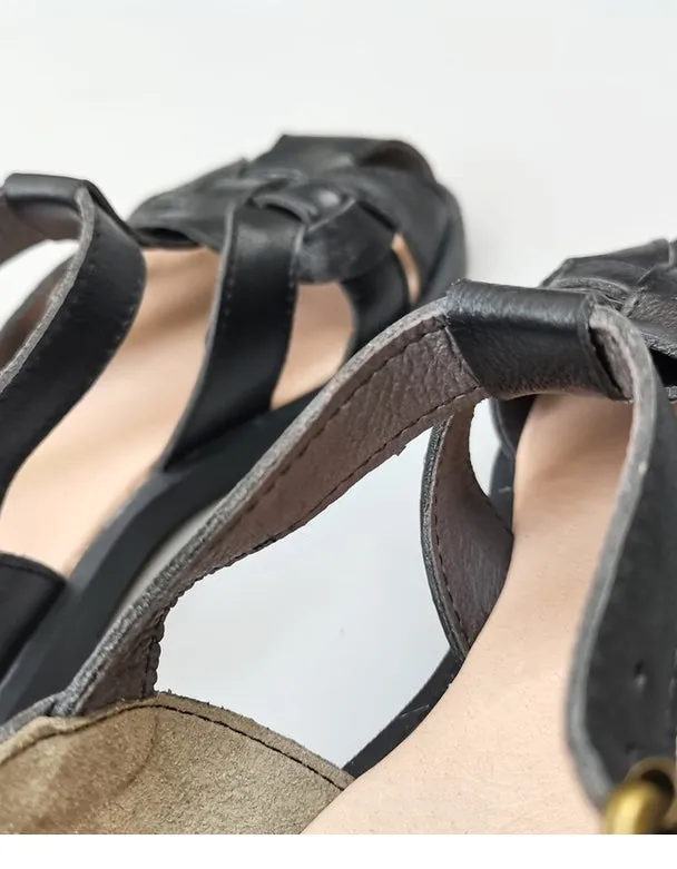 Summer Comfortable T-strap Fisherman Sandals 35-41
