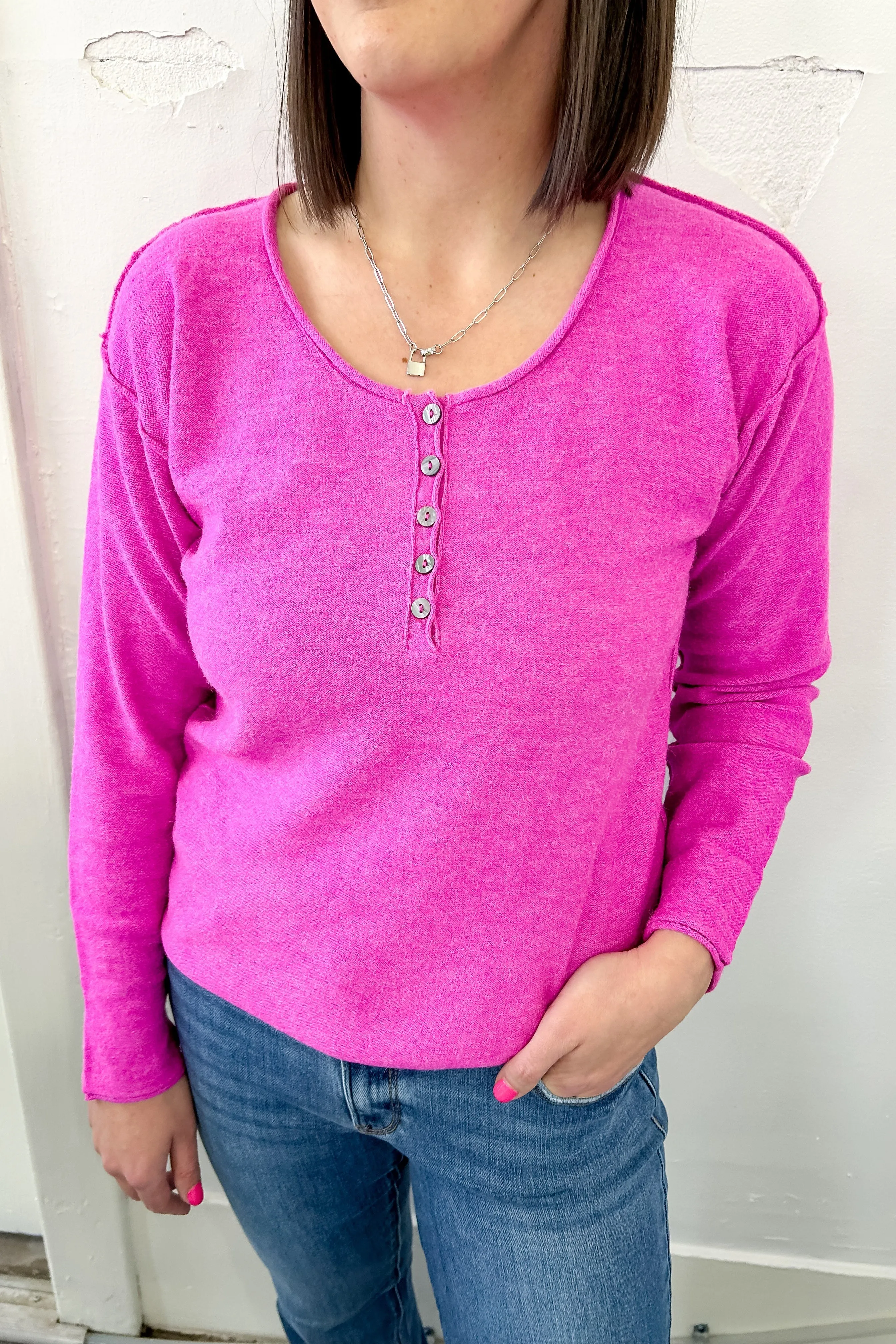 Sweetheart Henley Top