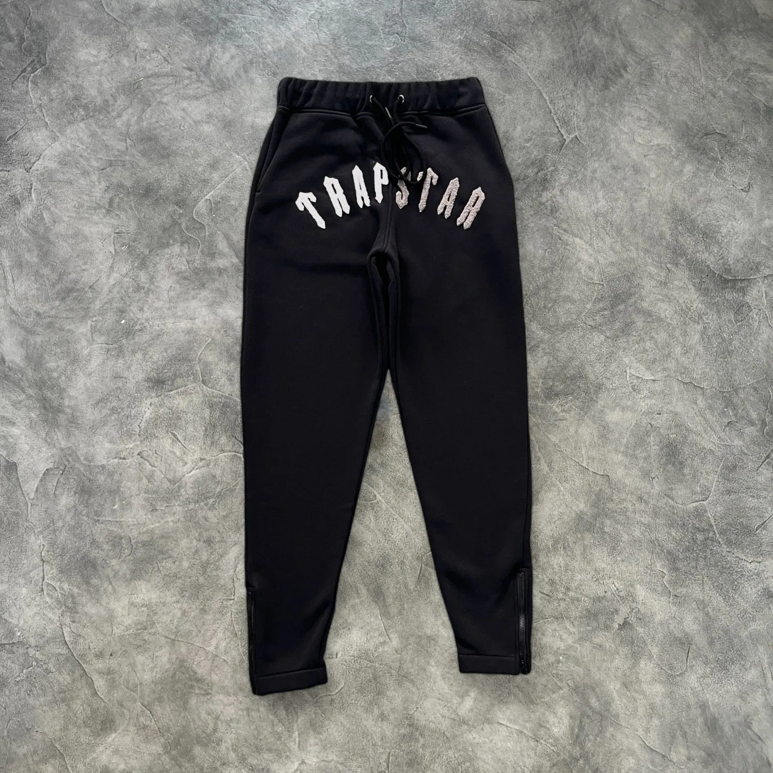 Trapstar Split Arch Hooded Tracksuit Black Edition