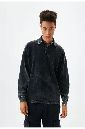 Urban | Washed Polo Sweatshirt