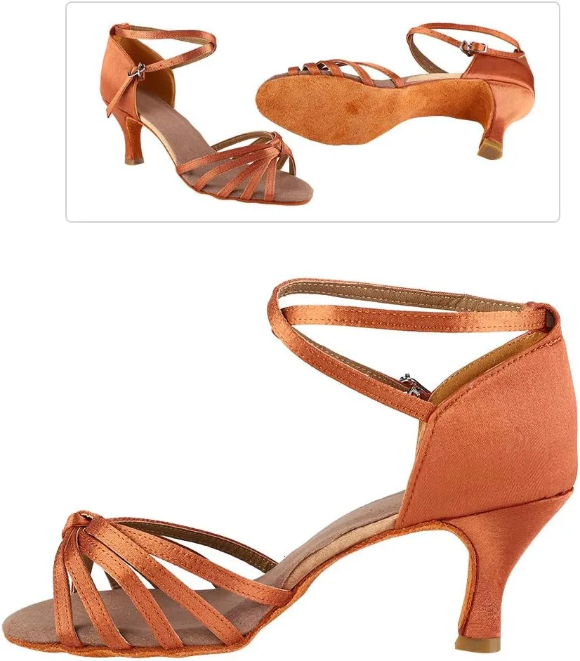 Womens Latin Dance Shoes,Soft Comfortable Latin Shoes Fashion Dance ChA cha Shoe for Women