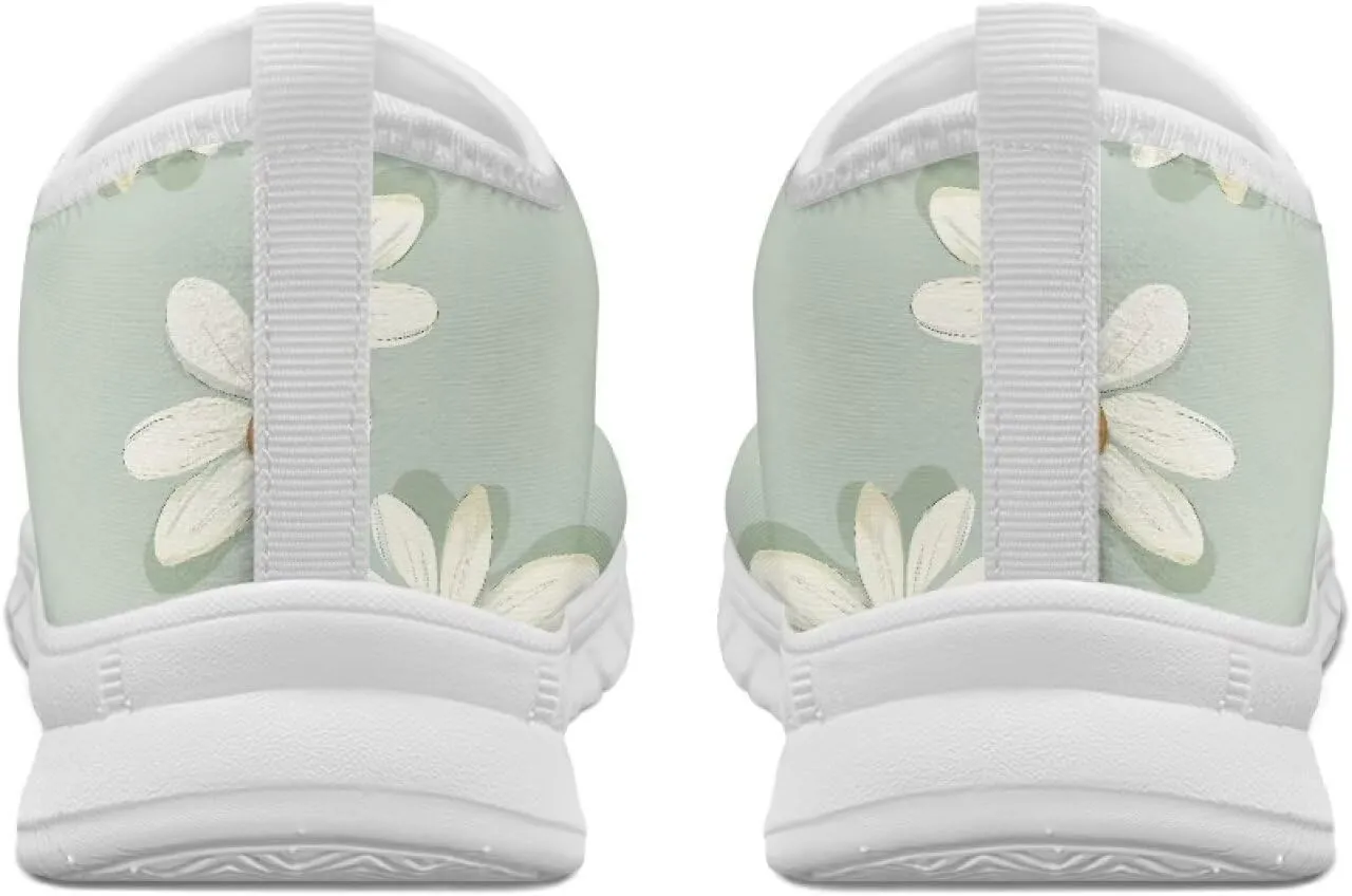 Women's Walking Shoes Cushion Athletic Jogging Shoe Casual Anti-Slip Tennis Sneakers for Outdoor Hiking Size 5.5-11.5 White Sole
