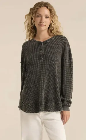 ZSUPPLY Jax Cozy Waffle Henley